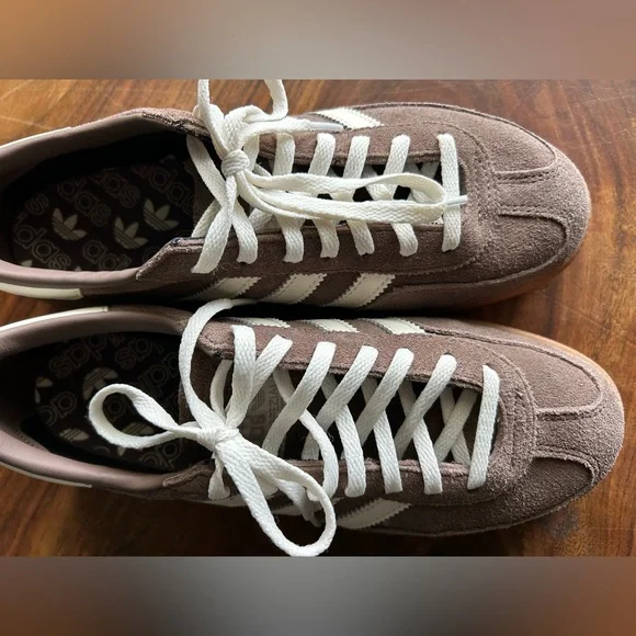 Adidas Spezial sneakers Earth Strata brown, size women’s 8, men’s 7, like new - Picture 10 of 12